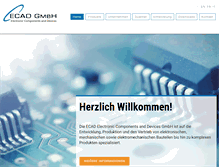 Tablet Screenshot of ecad-gmbh.com